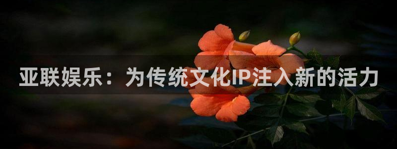 天天购彩平台注册：亚联娱乐：为传统文化IP注入新的活力
