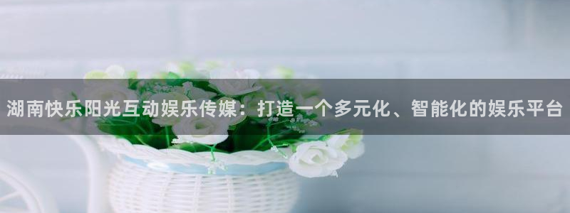 天天购彩5：湖南快乐阳光互动娱乐传媒：打造一个多元化、智能化的娱乐平台